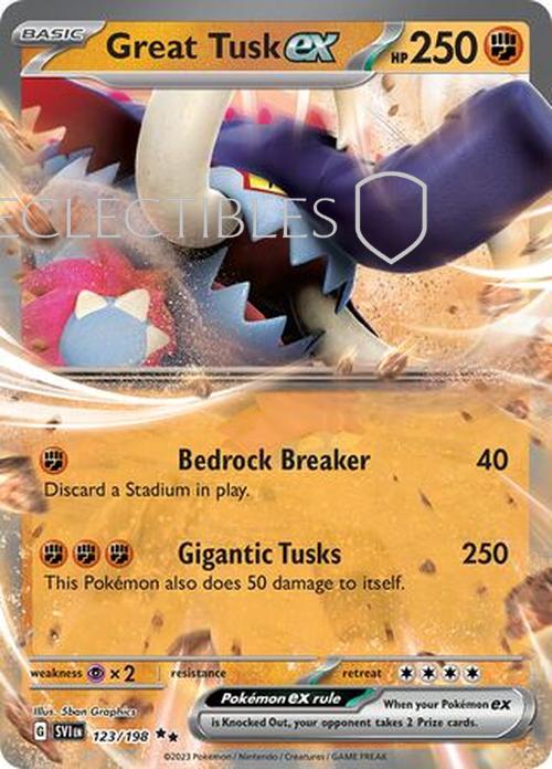 Pokemon Scarlet & Violet 123/198 Great Tusk ex