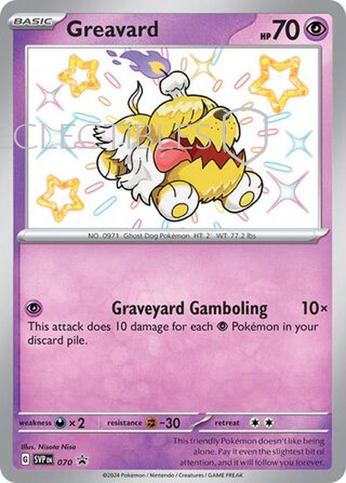 Pokemon SV Black Star Promos SV 070 Greavard