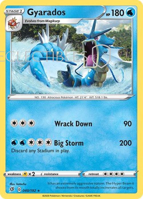 Pokemon Rebel Clash 040/192 Gyarados Holo