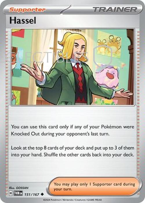 Pokemon Twilight Masquerade 151/167 Hassel  Reverse Holo