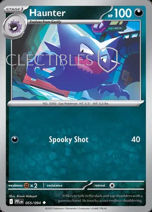 Pokemon Phantasmal Flames 055/094 Haunter  Reverse Holo