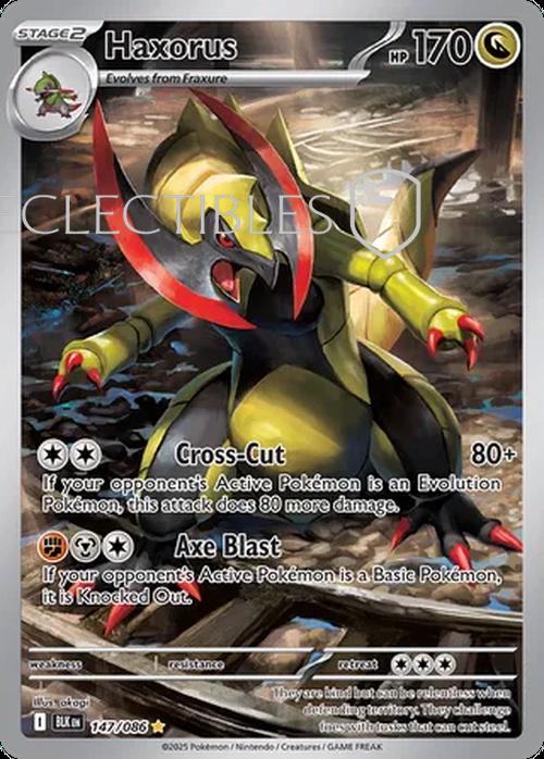 Pokemon Black Bolt 147/086 Haxorus 