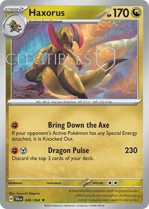 Pokemon Shrouded Fable 046/064 Haxorus Holo