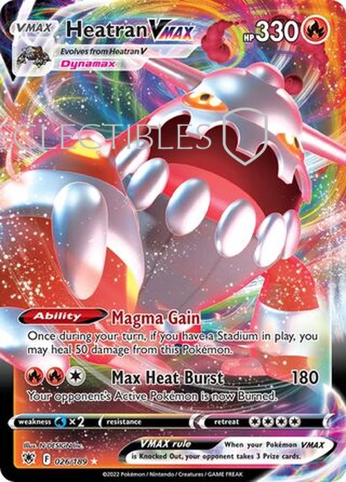 Pokemon Astral Radiance 026/189 Heatran VMAX