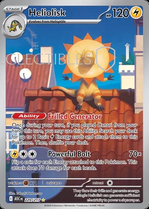 Pokemon Ascended Heroes 229/217 Heliolisk