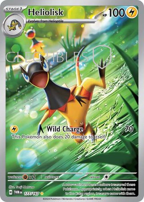 Pokemon Twilight Masquerade 177/167 Heliolisk