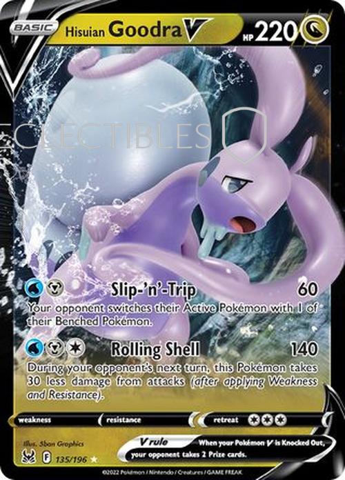 Pokemon Lost Origin 135/196 Hisuian Goodra V