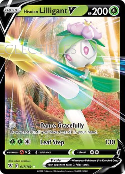 Pokemon Astral Radiance 017/189 Hisuian Lilligant V