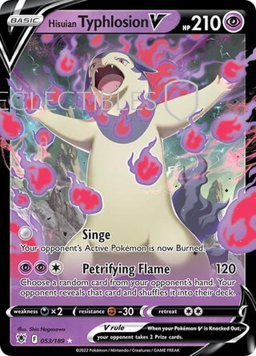 Pokemon Astral Radiance 053/189 Hisuian Typhlosion V