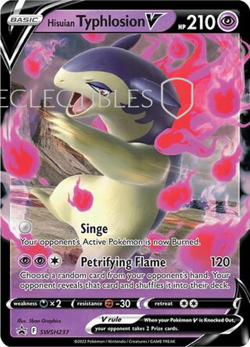 Pokemon SWSH Black Star Promos SWSH 237 Hisuian Typhlosion V