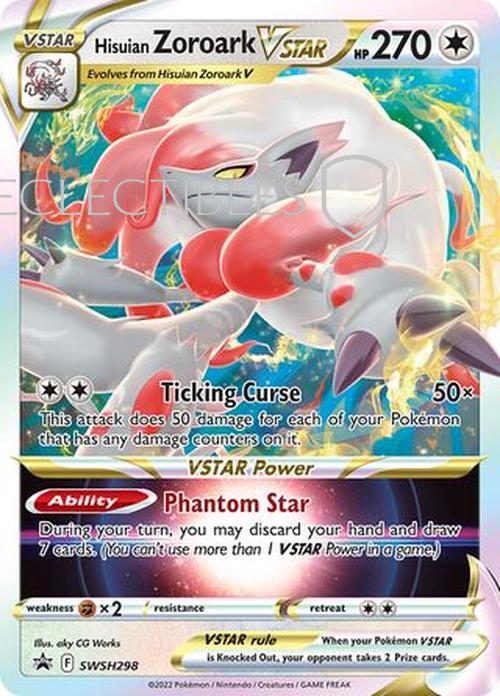 Pokemon SWSH Black Star Promos SWSH 298 Hisuian Zoroark VSTAR