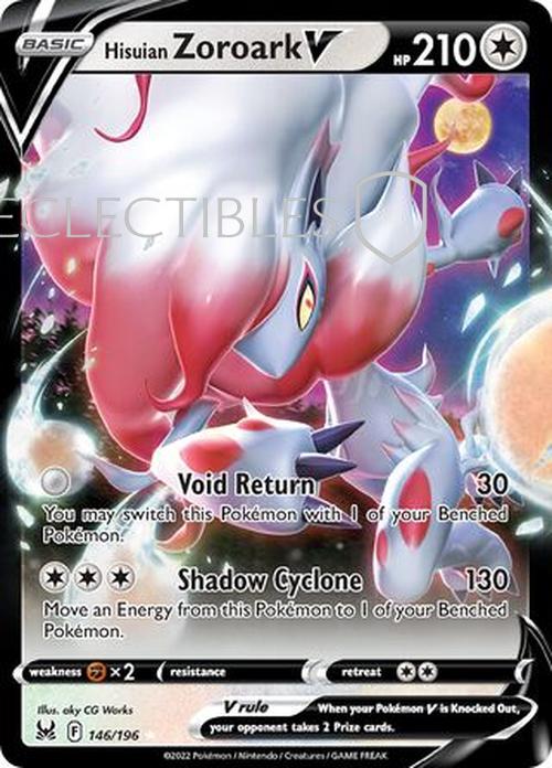 Pokemon Lost Origin 146/196 Hisuian Zoroark V