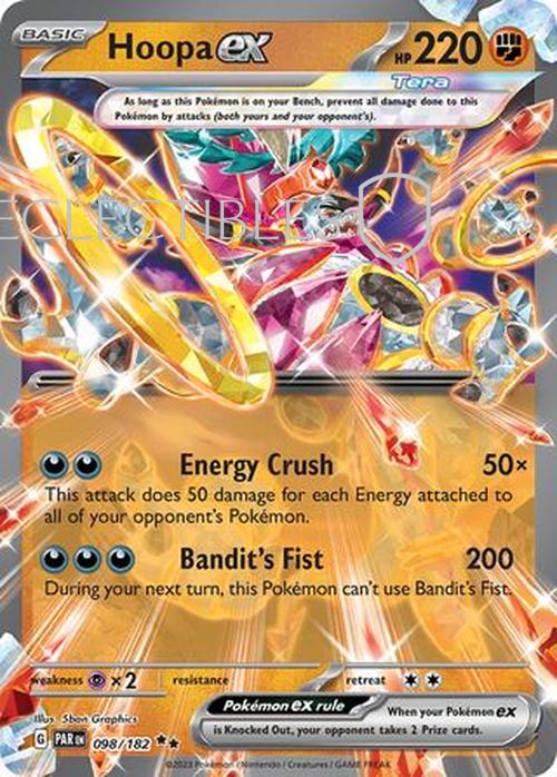 Pokemon Paradox Rift 098/182 Hoopa ex