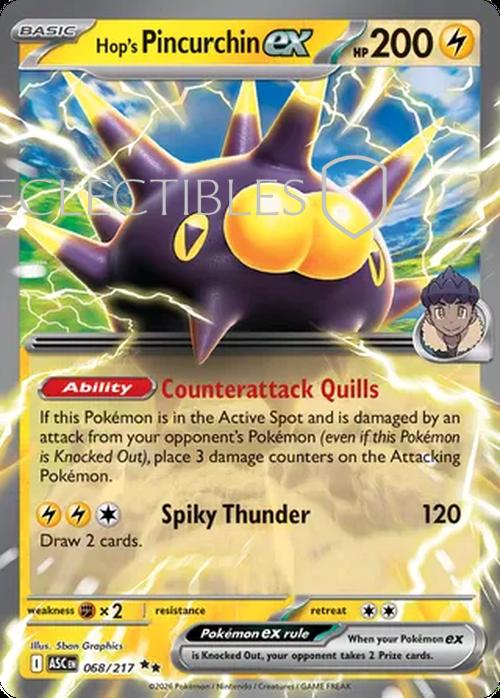 Pokemon Ascended Heroes 068/217 Hops Pincurchin ex