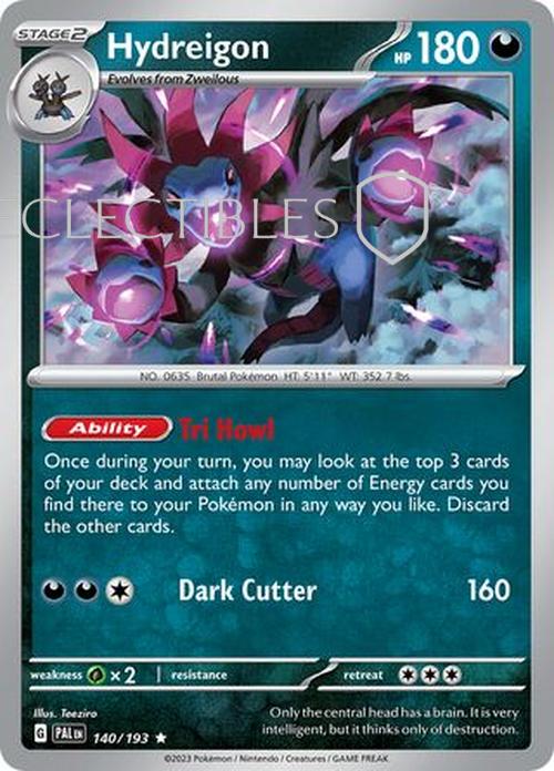 Pokemon Paldea Evolved  140/193 Hydreigon Holo