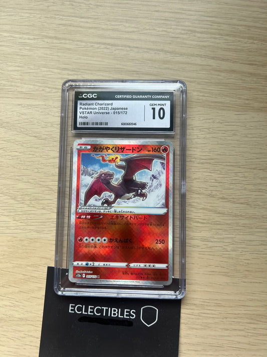 CGC 10 Pokemon Japanese VSTAR Universe 015/172 Radiant Charizard