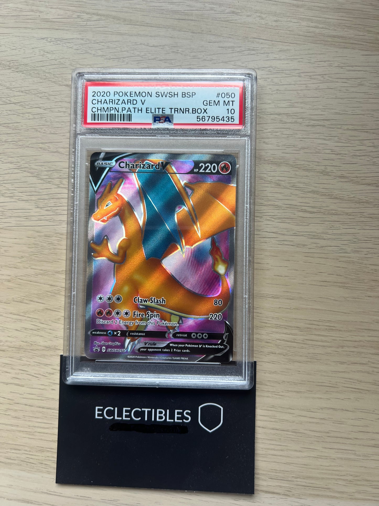 PSA 10 Pokemon SWSH Black Star Promos SWSH 050 Charizard V