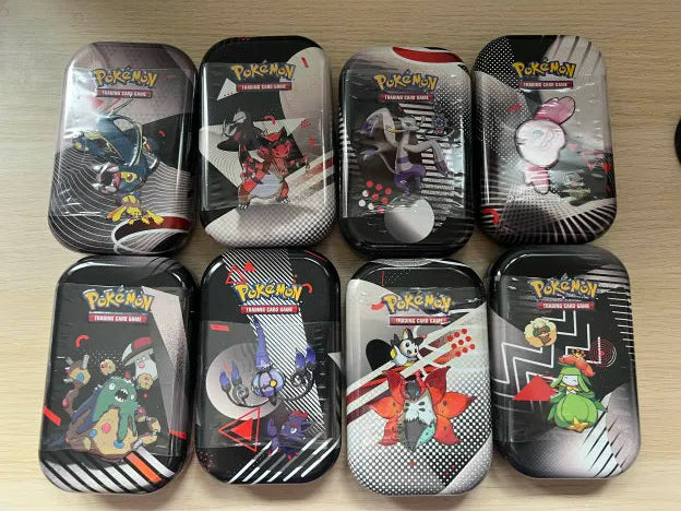 Pokemon Black Bolt Whitte Flare Unova Mini Tin Full Art Set
