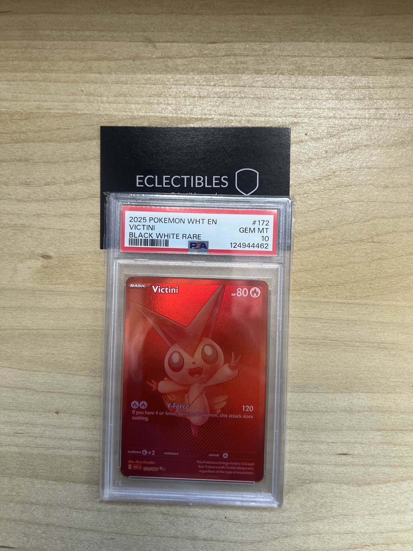 PSA 10 Pokemon White Flare 172/086 Victini