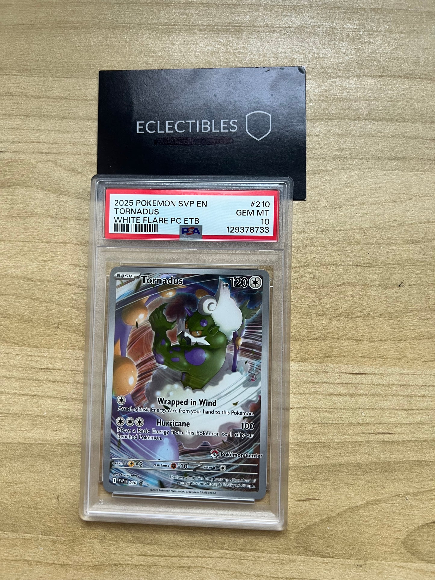 PSA 10 Pokemon Center SV Black Star Promos SV 210 Tornadus