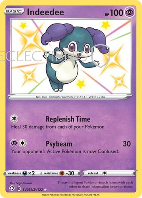 Pokemon Shining Fates SV 059/122 Indeedee