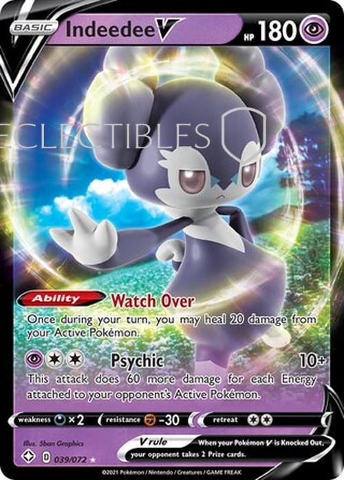 Pokemon Shining Fates 039/072 Indeedee V
