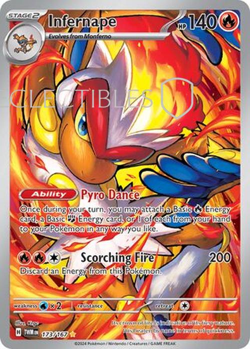 Pokemon Twilight Masquerade 173/167 Infernape