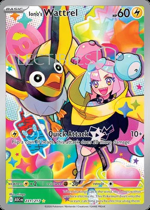 Pokemon Ascended Heroes 231/217 Ionos Wattrel
