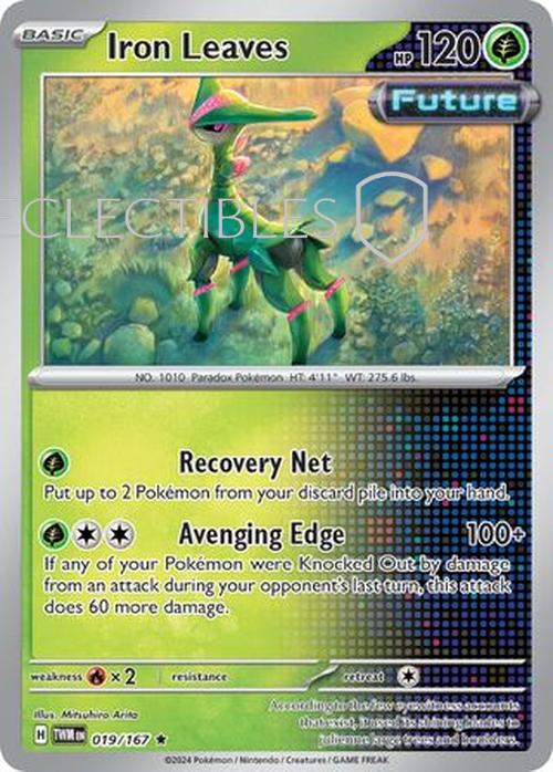 Pokemon Twilight Masquerade 019/167 Iron Leaves Holo
