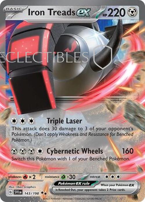 Pokemon Scarlet & Violet 143/198 Iron Treads ex