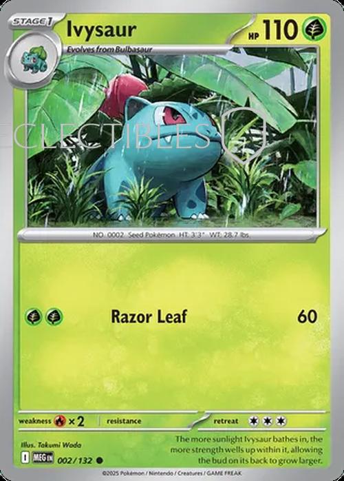 Pokemon Mega Evolutions 002/132 Ivysaur  Reverse Holo