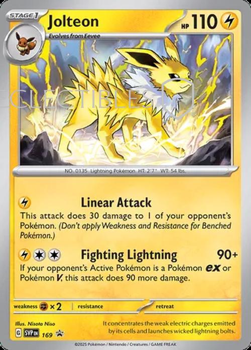 Pokemon SV Black Star Promos SV 169 Jolteon