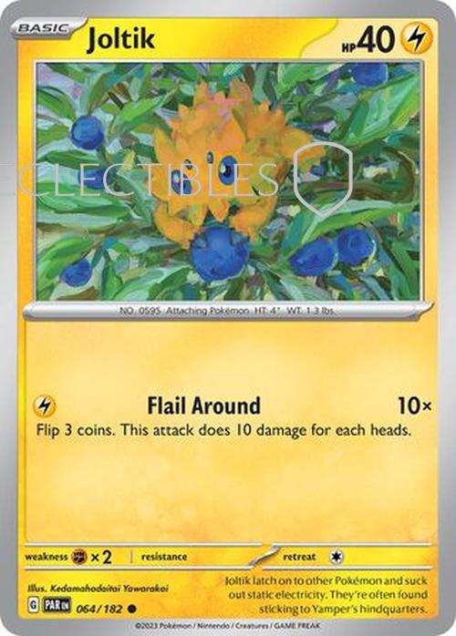 Pokemon Paradox Rift 064/182 Joltik  Reverse Holo