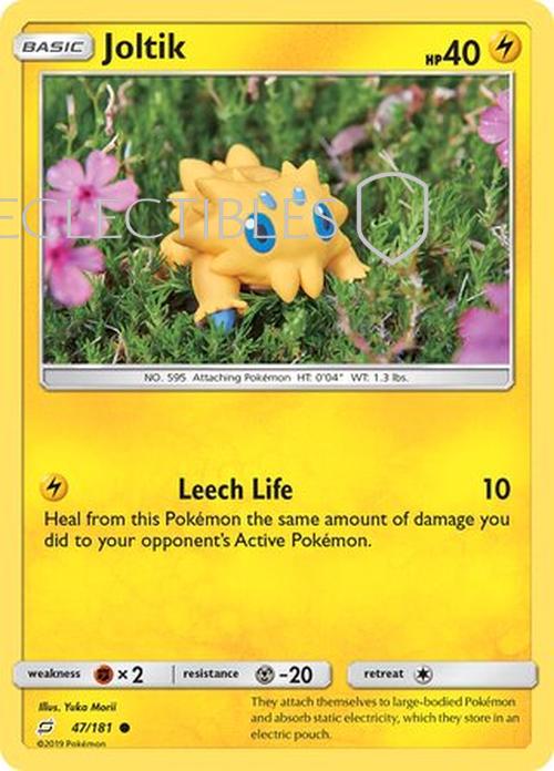 Pokemon Team up 047/181 Joltik Reverse Holo