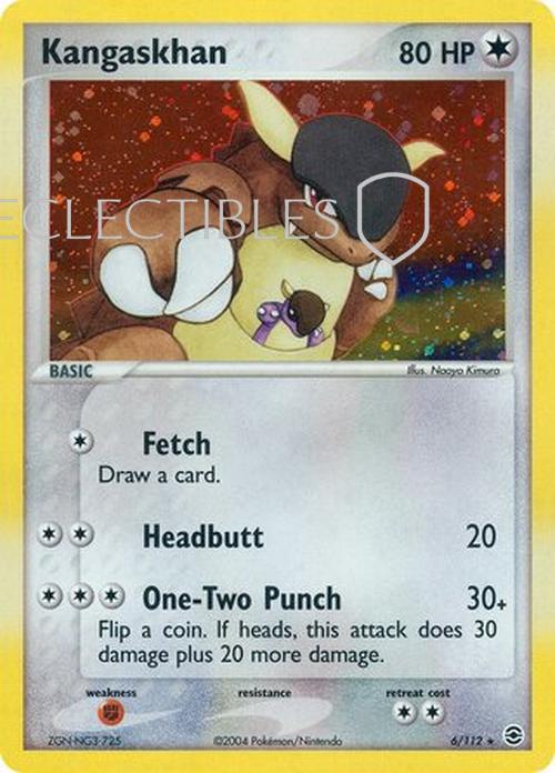 Pokemon EX FireRed & LeafGreen 006/112 Kangaskhan Reverse Holo