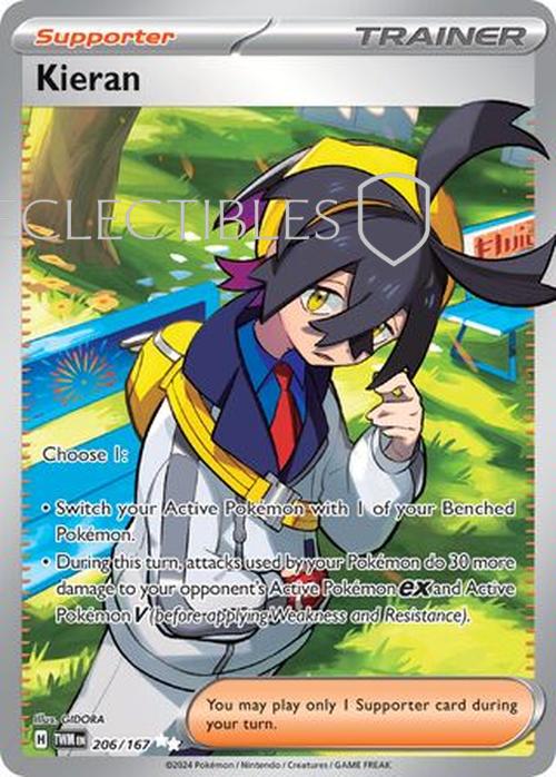 Pokemon Twilight Masquerade 206/167 Kieran
