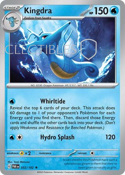 Pokemon Paradox Rift 032/182 Kingdra Holo