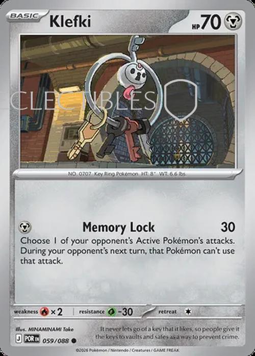 Pokemon Perfect Order 059/88 Klefki  Reverse Holo