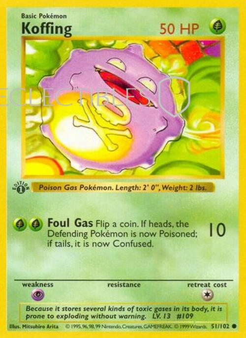 Pokemon Base Set 051/102 Koffing