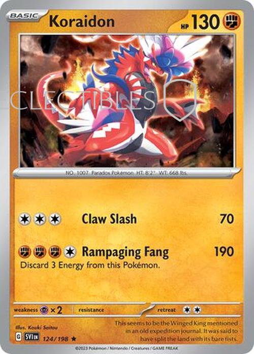 Pokemon Scarlet & Violet 124/198 Koraidon Holo