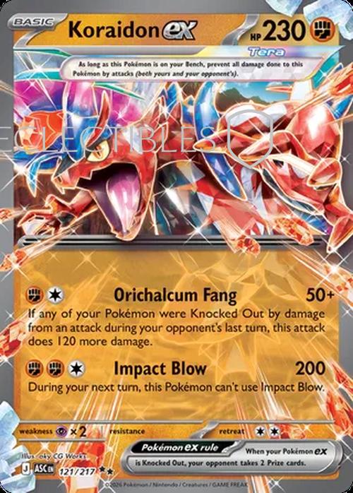 Pokemon Ascended Heroes 121/217 Koraidon ex