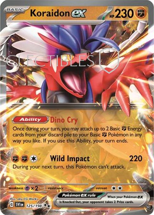 Pokemon Scarlet & Violet 125/198 Koraidon ex