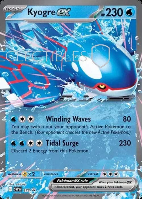 Pokemon SV Black Star Promos SV 178 Kyogre ex