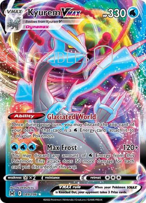 Pokemon Lost Origin 049/196 Kyurem VMAX