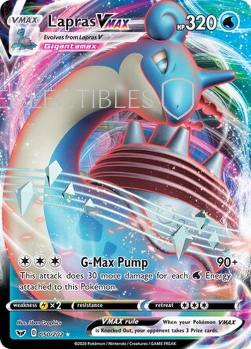 Pokemon Sword & Shield 050/202 Lapras VMAX