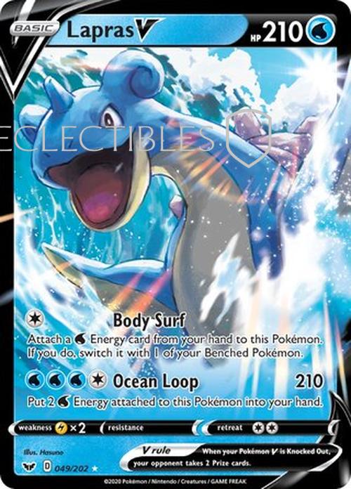 Pokemon Sword & Shield 049/202 Lapras V