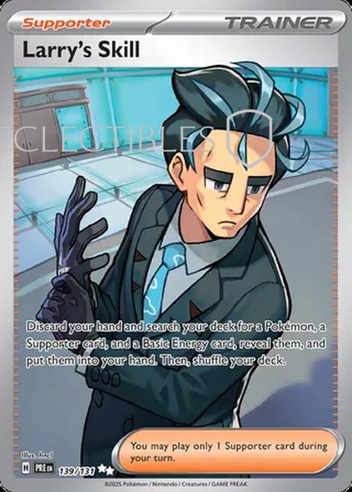 Pokemon Prismatic Evolutions 139/131 Larry's Skill