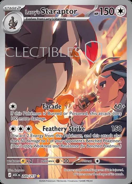 Pokemon Ascended Heroes 249/217 Larrys Staraptor