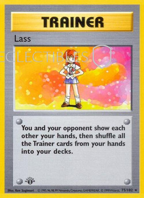 Pokemon Base Set 075/102 Lass