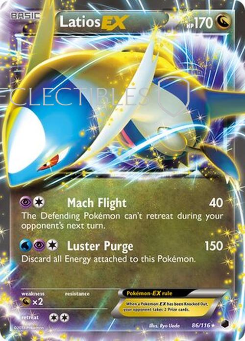 Pokemon Plasma Freeze 086/116 Latios EX